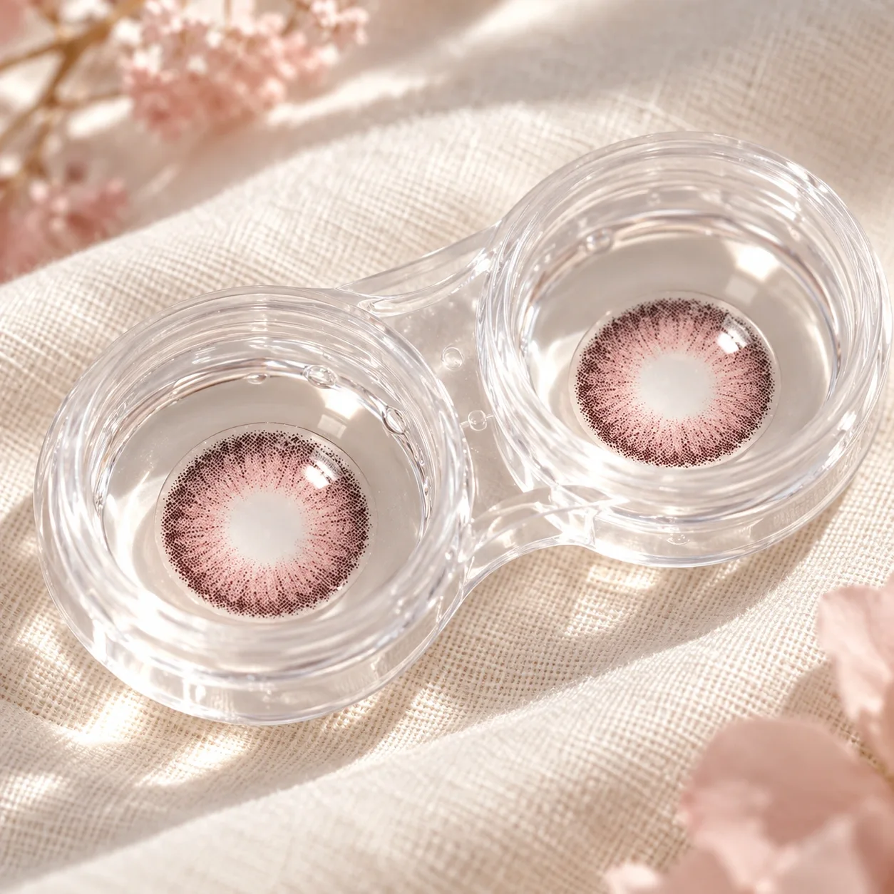 NOVA EYE Flipped Pink Monthly Colored Contact Lenses Pink Monthly colored contact lenses 5