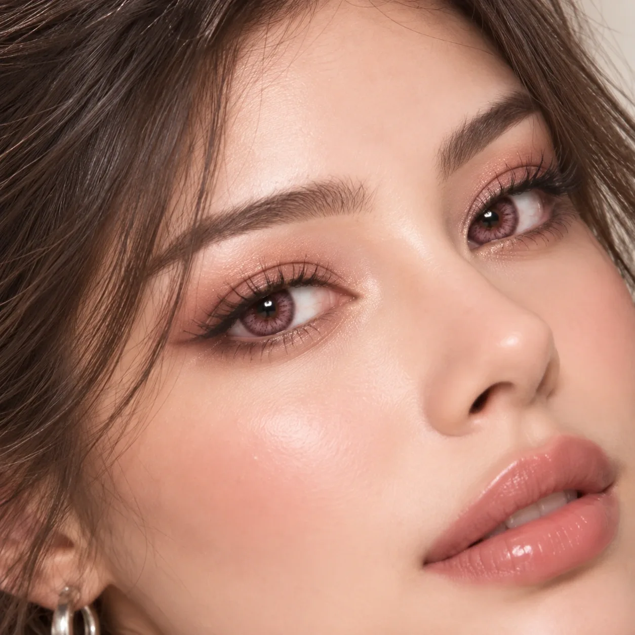 NOVA EYE Flipped Pink Monthly Colored Contact Lenses Pink Monthly colored contact lenses 2