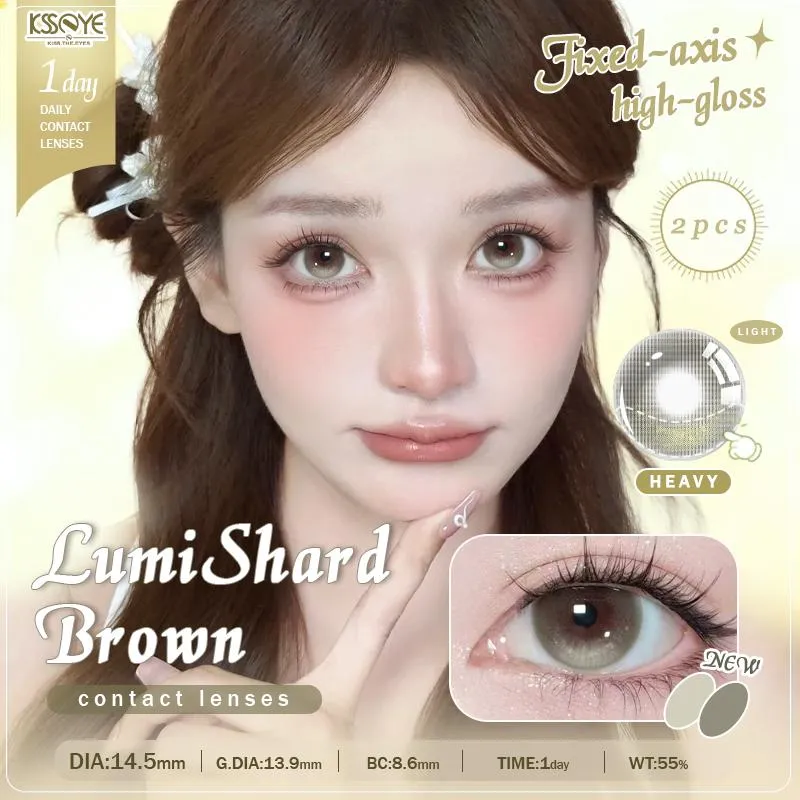 Lensora Studio Island Green Grey 日常的 colored contact lenses