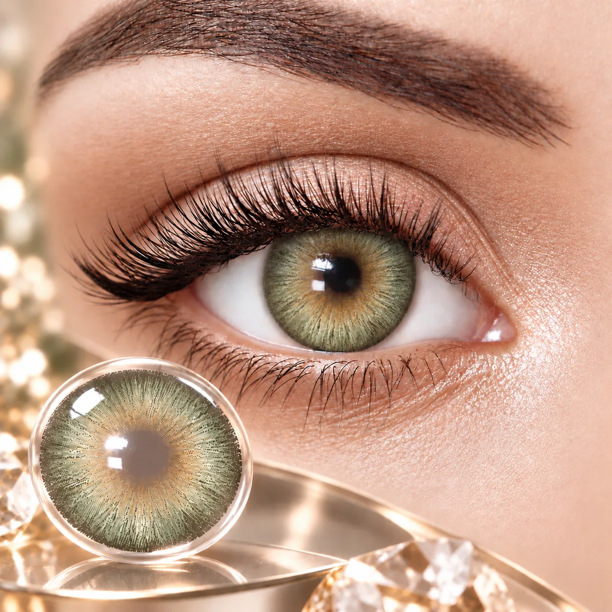 ClearDay Air Green Daily Colored Contact Lenses Green Daily colored contact lenses