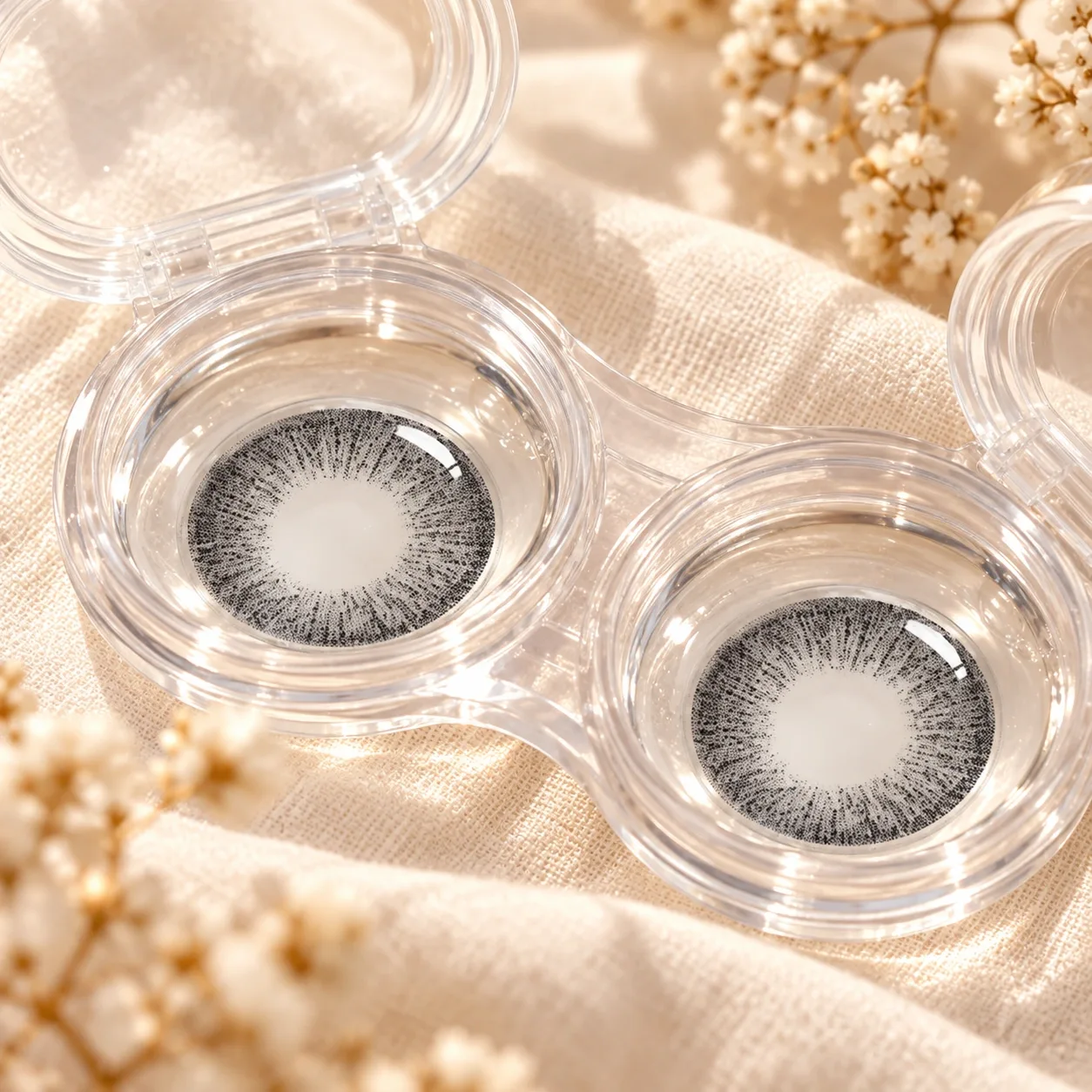 NOVA EYE Flipped Gray Monthly Colored Contact Lenses Grey Monthly colored contact lenses 5