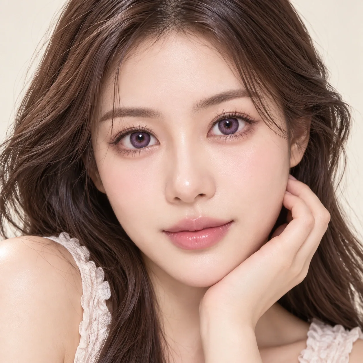 NOVA EYE Flipped Purple Half-Yearly Colored Contact Lenses Black Half-Yearly colored contact lenses 4