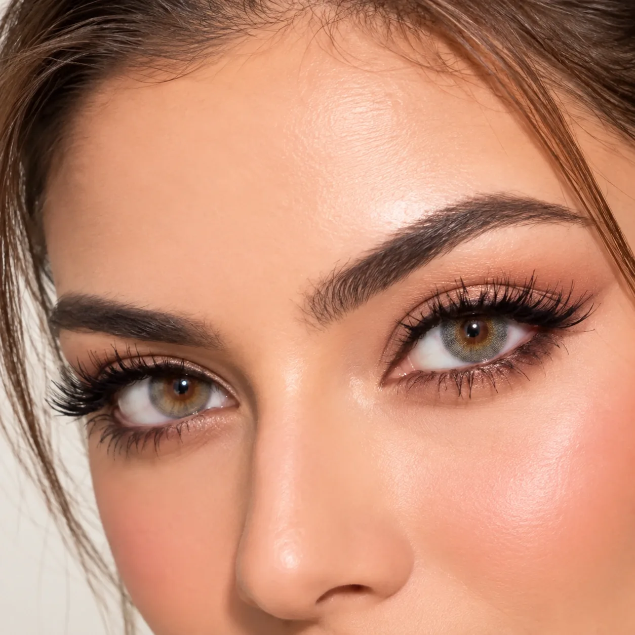Lensora Studio Lovely Hazel Monthly Colored Contact Lenses Pink Monthly colored contact lenses 2