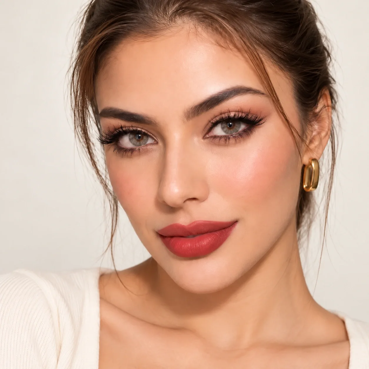 Aurea Halo Grey Monthly Colored Contact Lenses Brown Monthly colored contact lenses 4