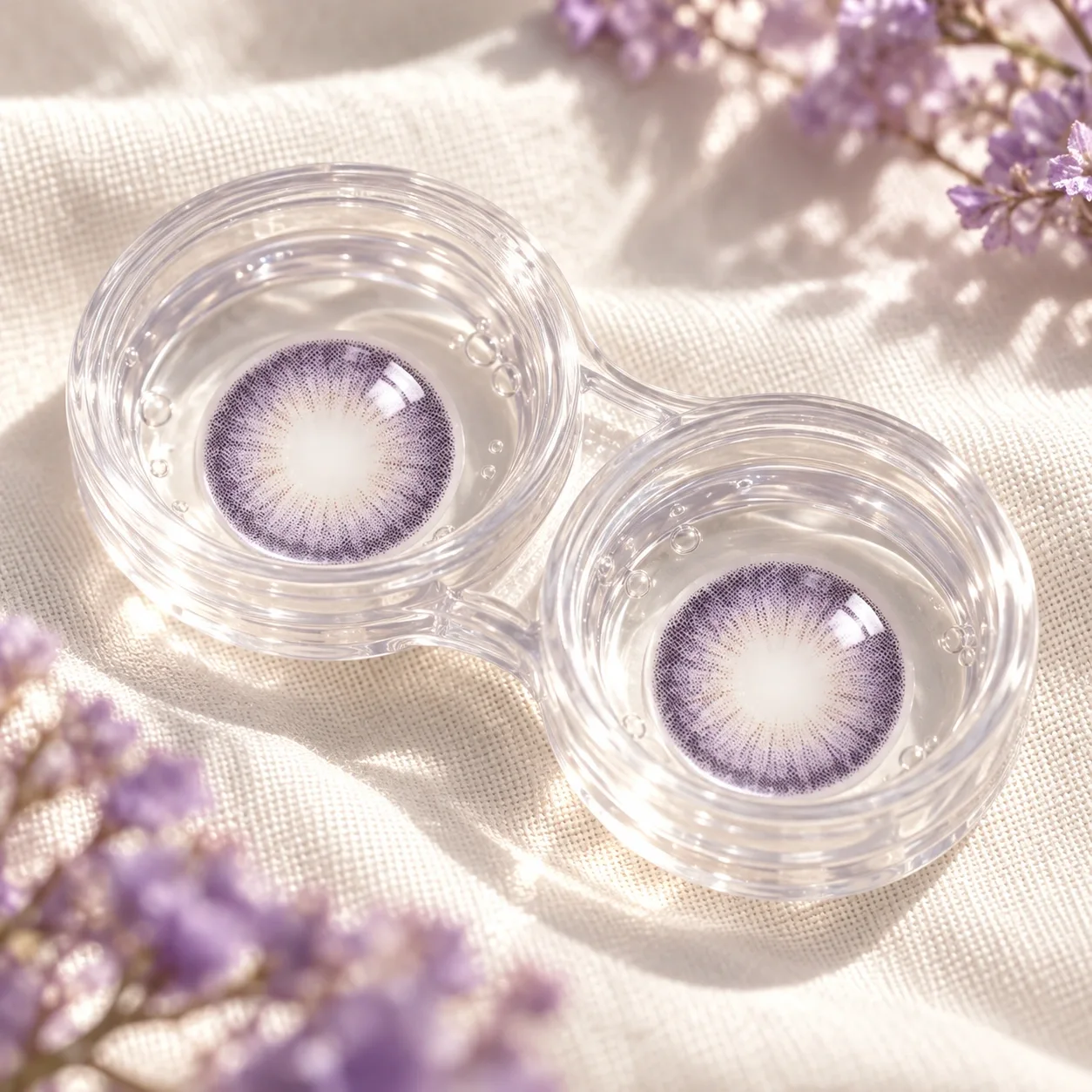 Aurea Halo Purple Monthly Colored Contact Lenses Purple Monthly colored contact lenses 5