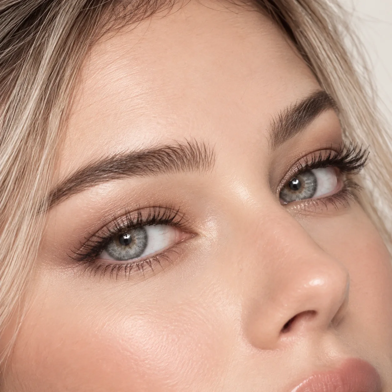 NOVA EYE After School Grey Monthly Colored Contact Lenses Grey Monthly colored contact lenses 2