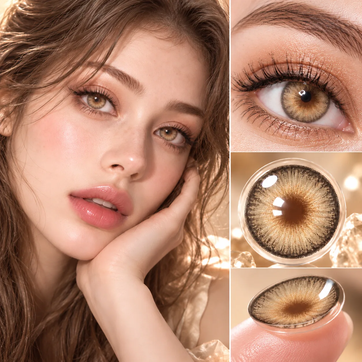 ClearDay Air Brown Brown Daily colored contact lenses