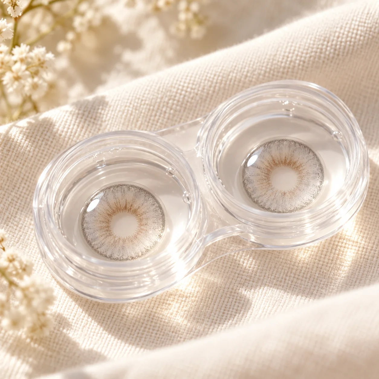 NOVA EYE After School Ivory Gray Monthly Colored Contact Lenses Ivory Gray Monthly colored contact lenses 5