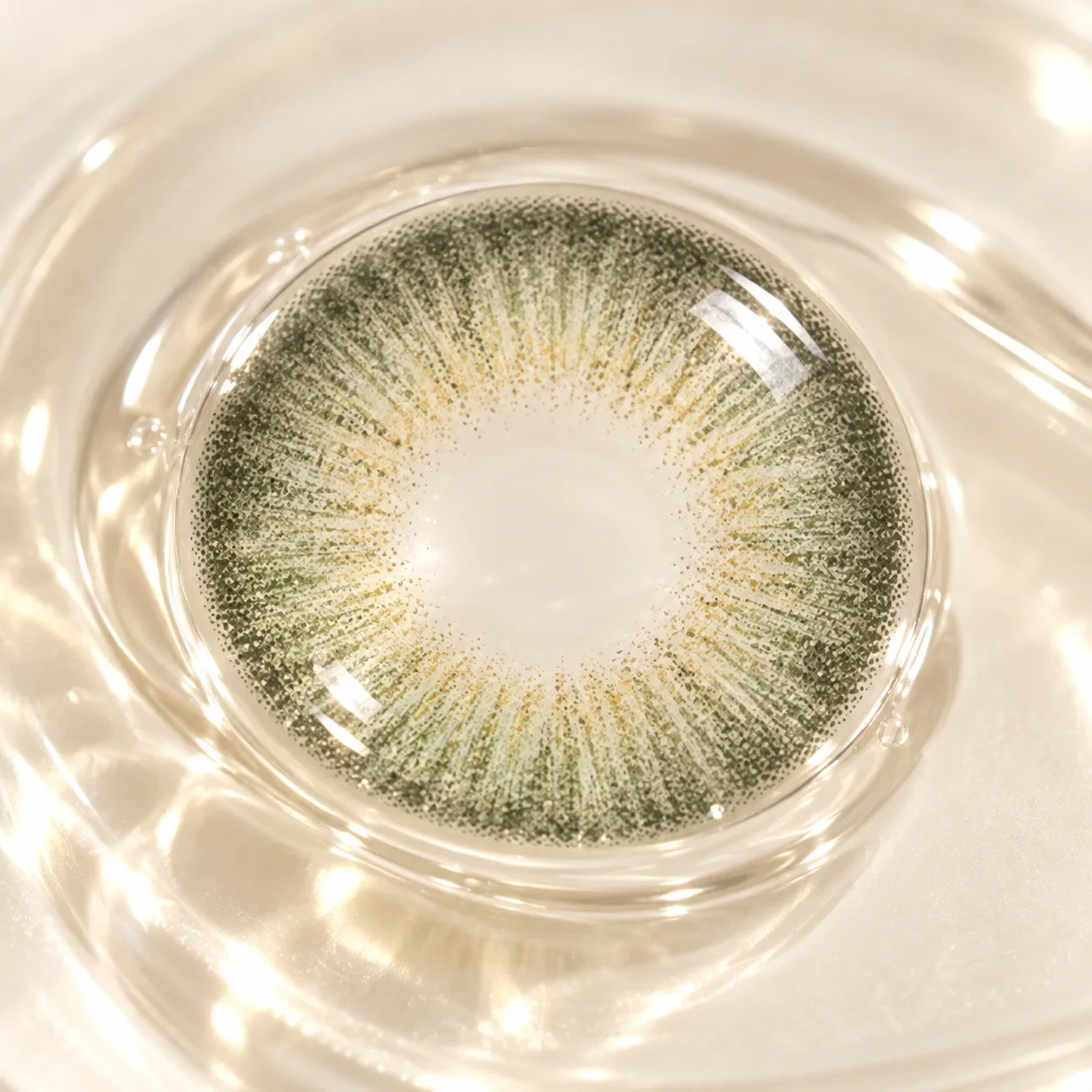 Lensora Studio Lovely Green Monthly Colored Contact Lenses Green Monthly colored contact lenses 3