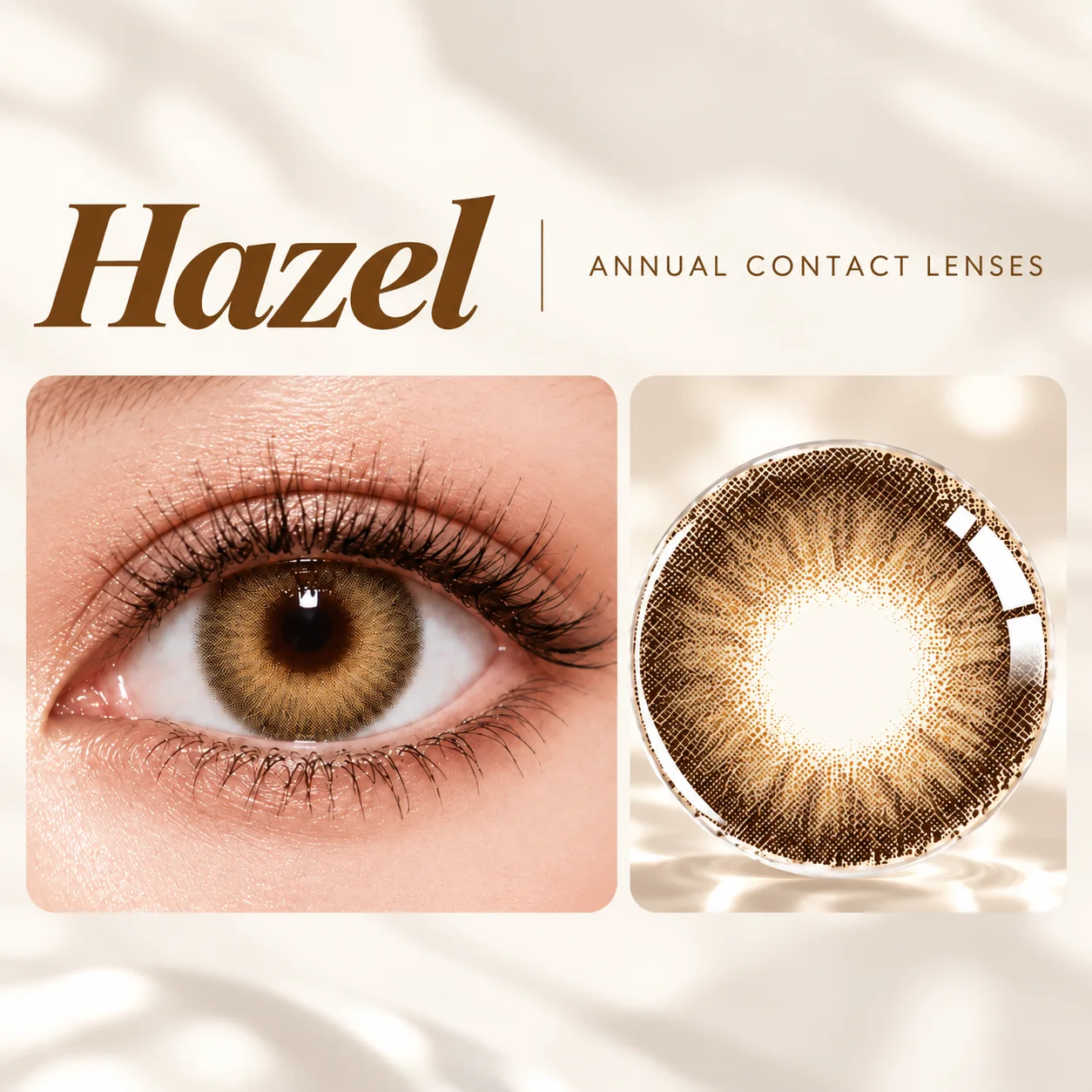 Lensora Studio Island Hazel Half-Yearly Colored Contact Lenses Hazel Half-Yearly colored contact lenses 2