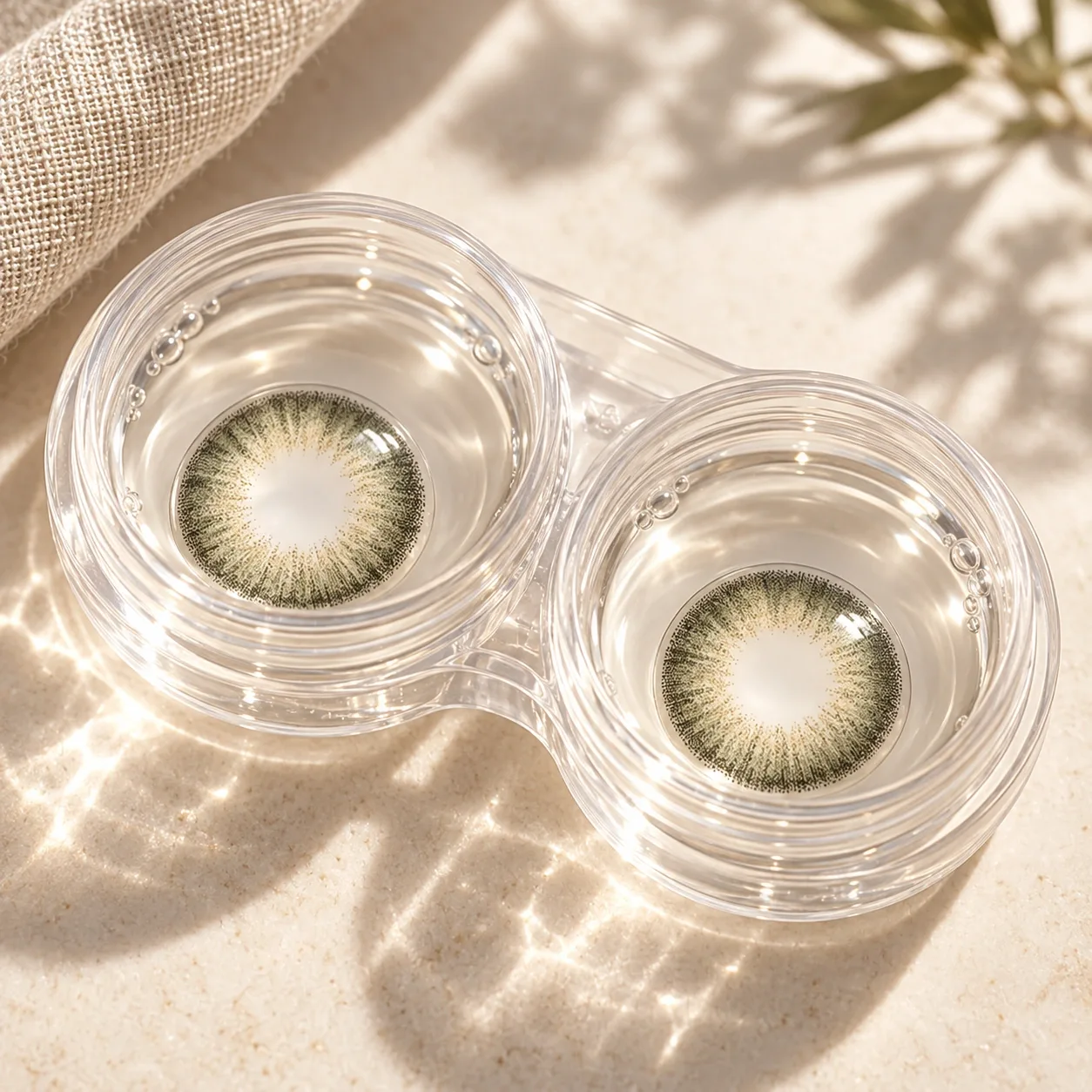 Lensora Studio Lovely Green Monthly Colored Contact Lenses Green Monthly colored contact lenses 5