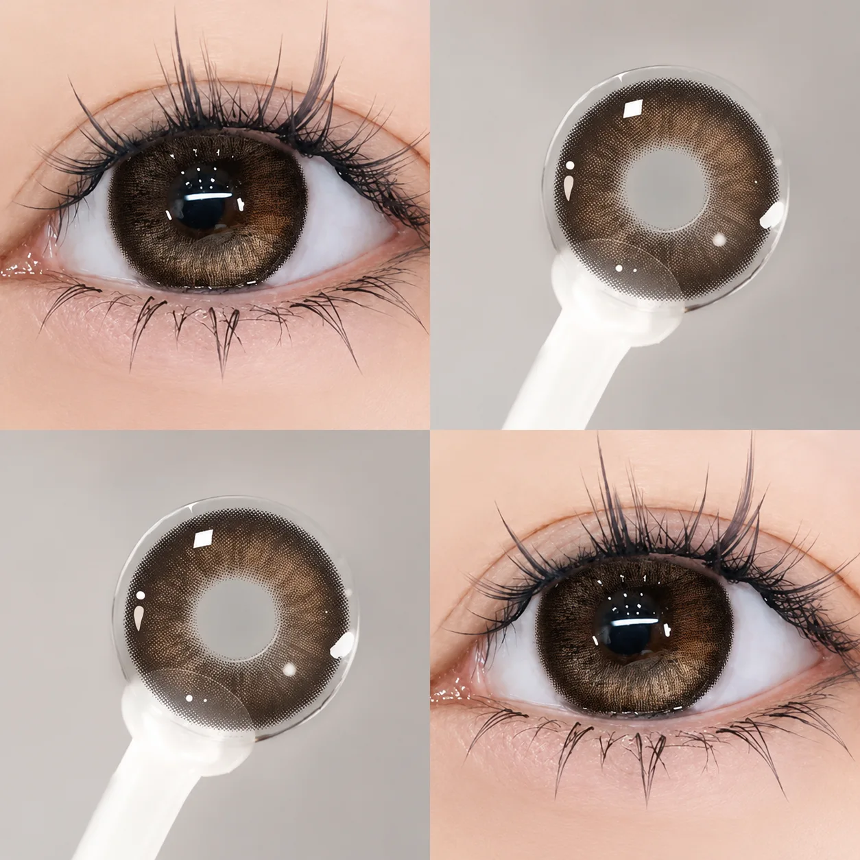 NOVA EYE Flipped Green Green 日常的 colored contact lenses 3