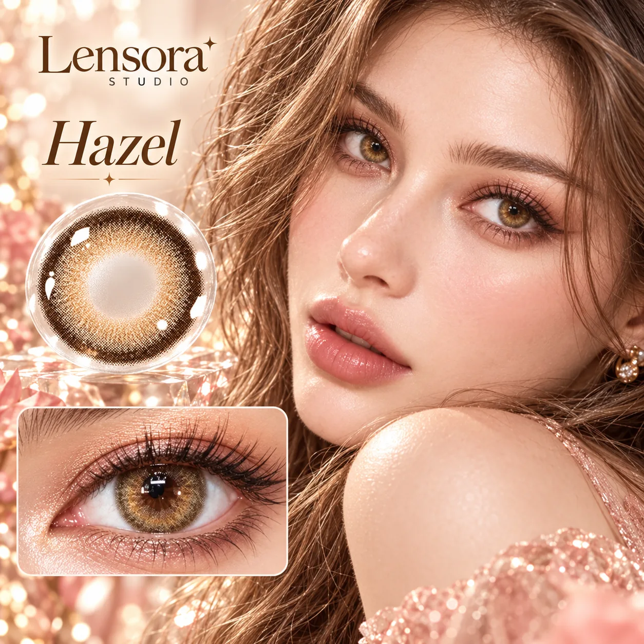 Aurea Dollydream Hazel Half-Yearly Colored Contact Lenses Hazel Half-Yearly colored contact lenses 4