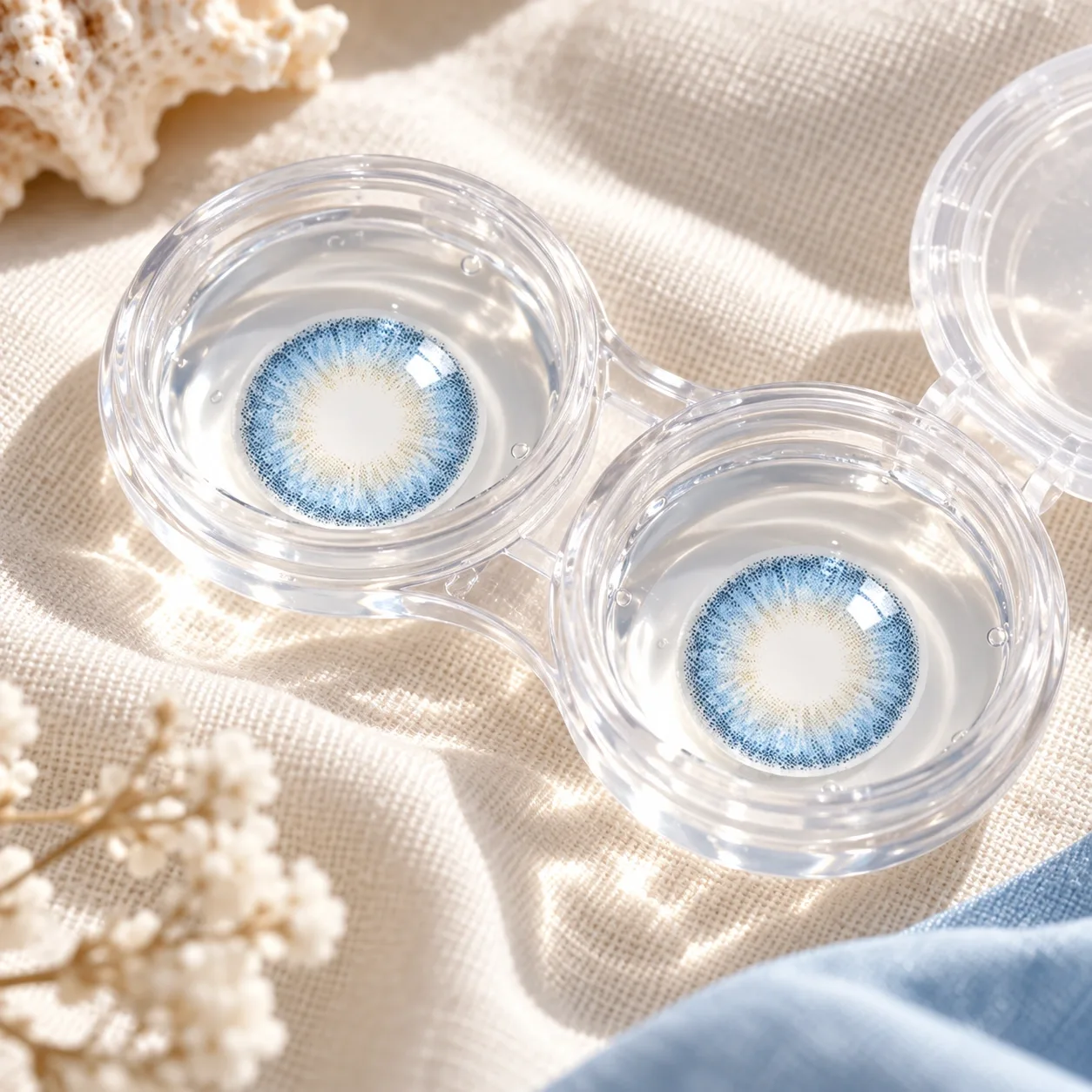 NOVA EYE After School Dark Dark Blue Monthly Colored Contact Lenses Blue Monthly colored contact lenses 5