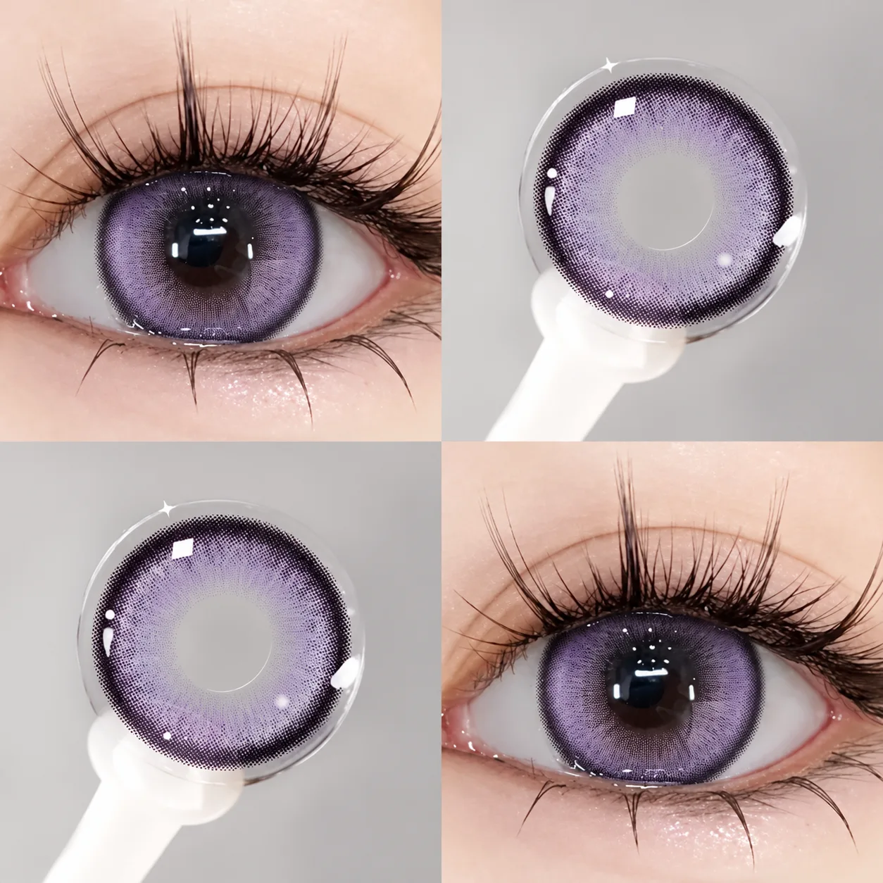 NOVA EYE After School Purple Daily Colored Contact Lenses Purple Daily colored contact lenses 3